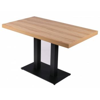 Gastronomie Bistro TISCH 120x70 cm BEIGE mit Untergestell